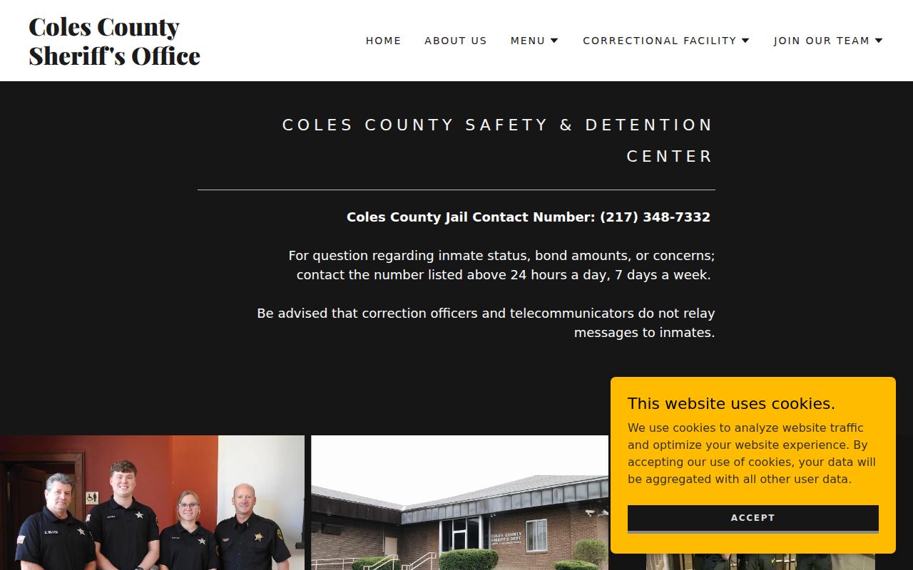 Coles County arrest and jail booking information
