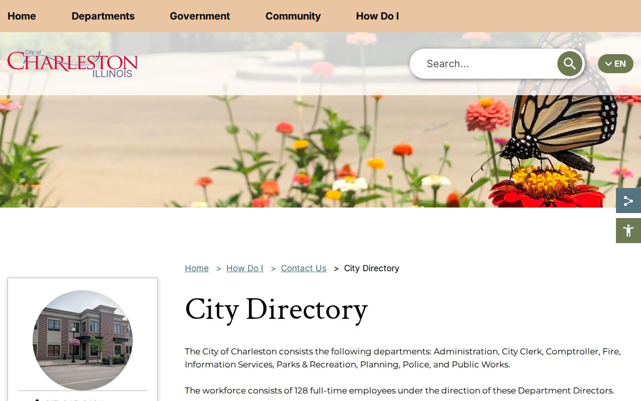 Charleston Illinois official city directory