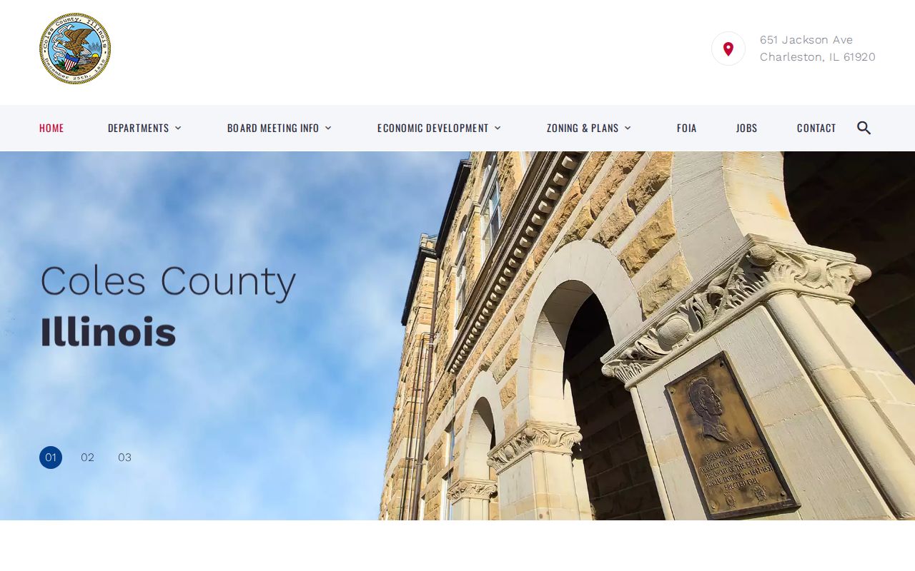 Coles County criminal history county government page