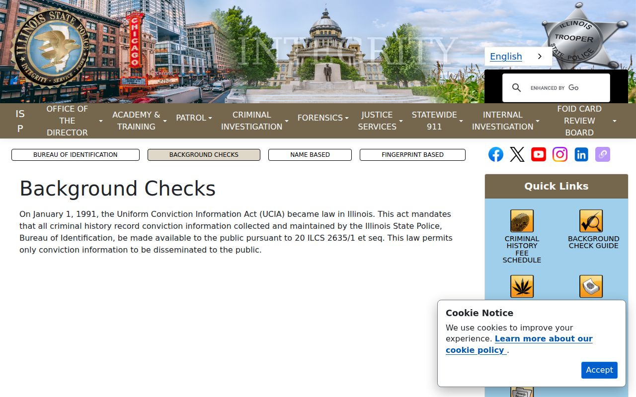 Coles County criminal history Illinois background check options